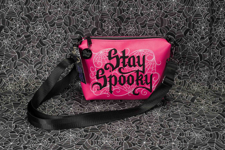 Embroidered Gothic Crossbody Bag